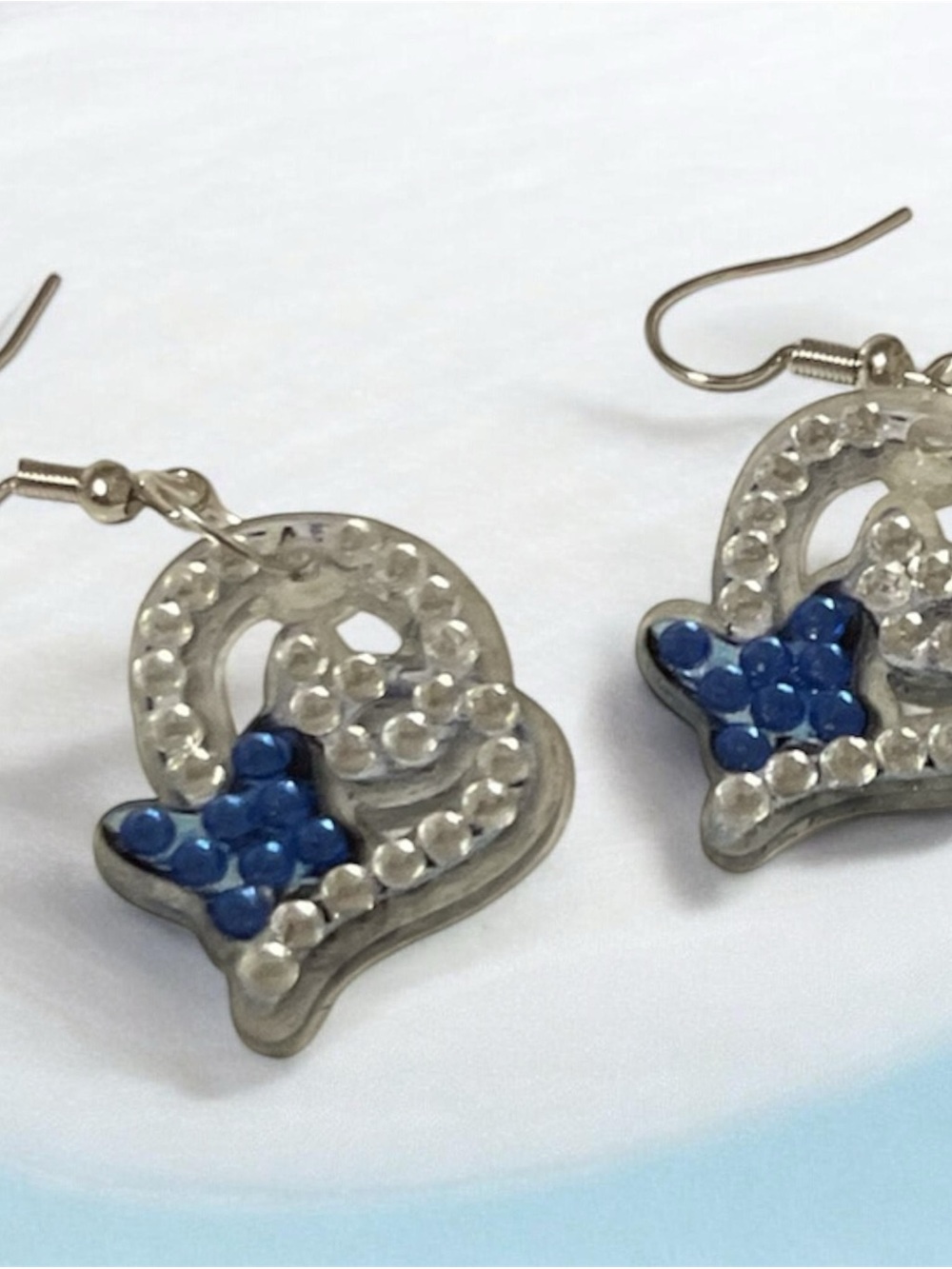Diamond Art Drop Earrings - Double Sided-Sealed -Choose 1 - Picture 4 of 4